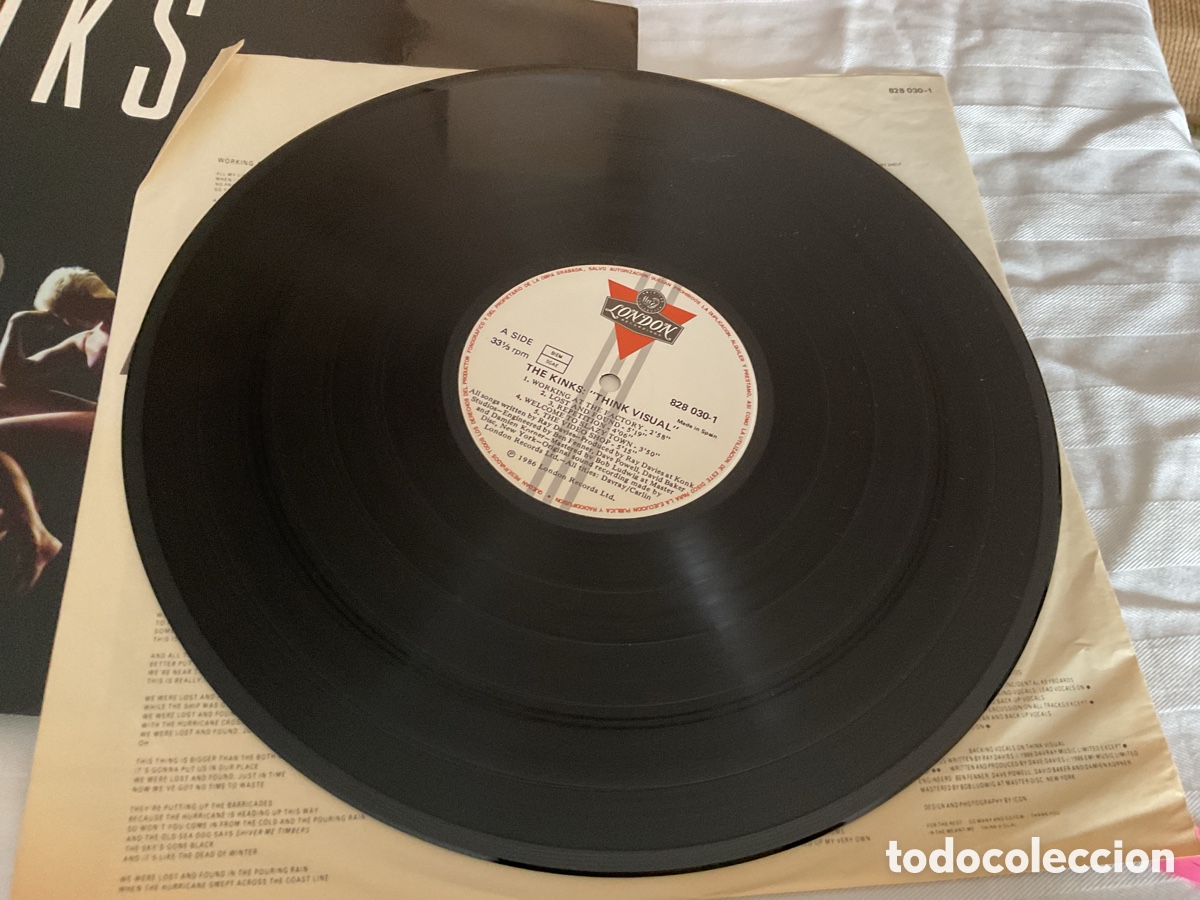 Discos de vinilo: THE KINKS THINK VISUAL 1986 - Foto 2
