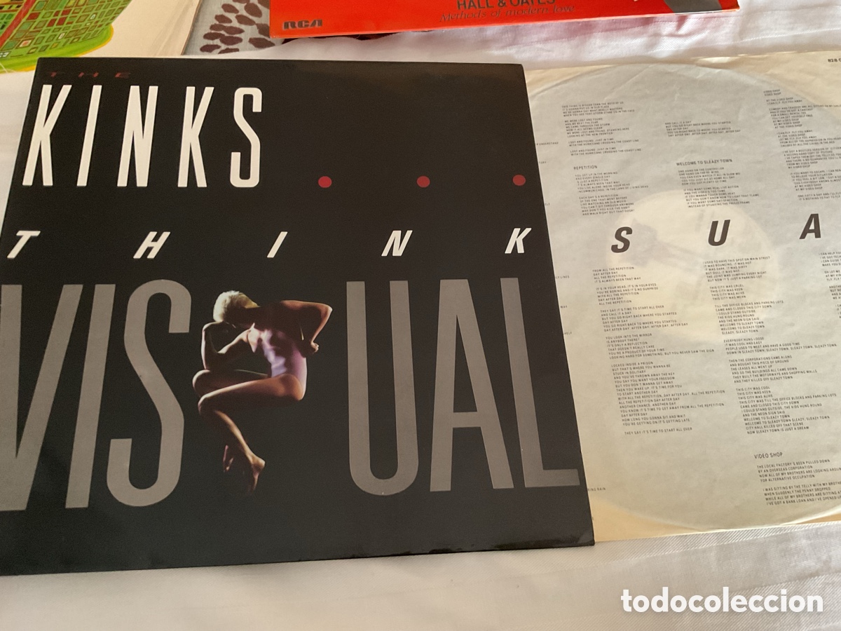 Discos de vinilo: THE KINKS THINK VISUAL 1986 - Foto 1