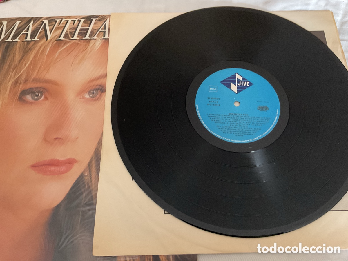 Discos de vinilo: SAMANTHA FOX Naughty Girls - Foto 1