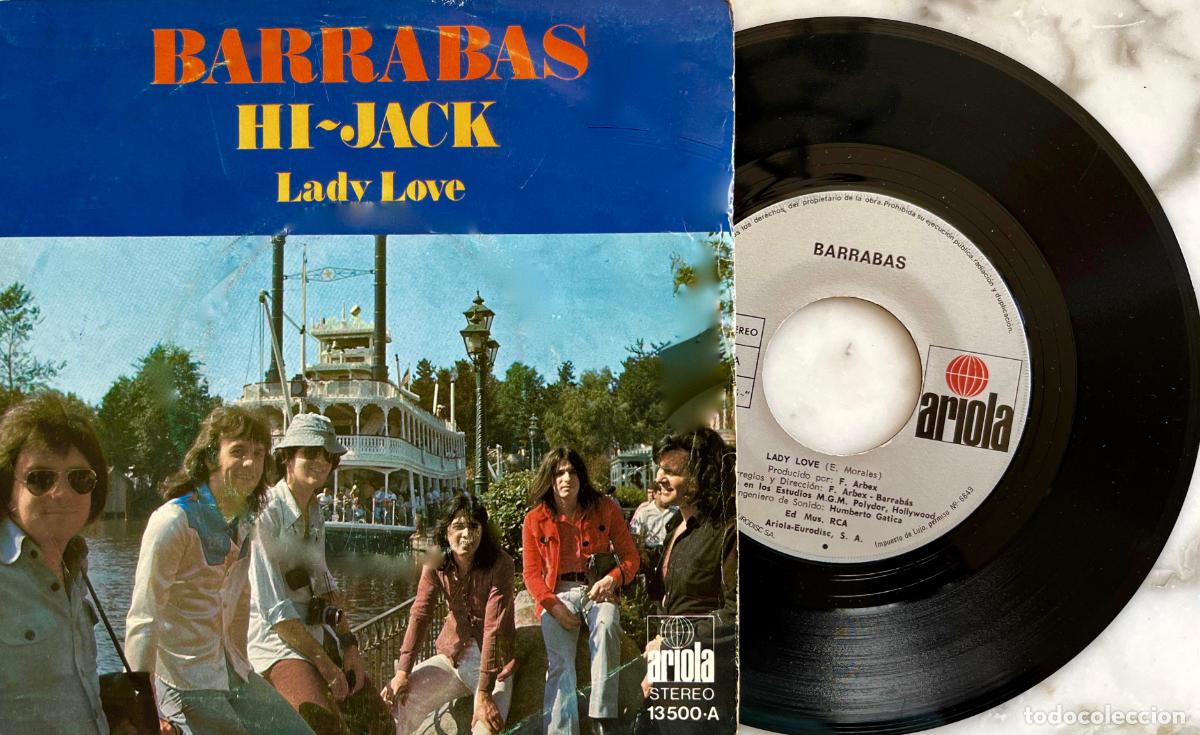 Discos de vinilo: BARRABAS. HI-JACK. SINGLE ORIGINAL ESPA&Ntilde;A 1974 - Foto 1