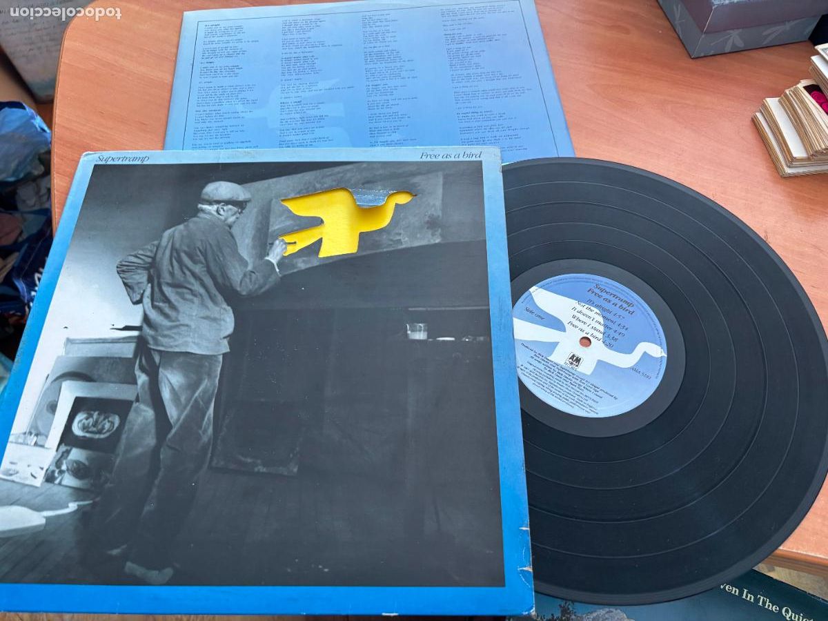 Discos de vinilo: SUPERTRAMP (FREE AS A BIRD) LP 1987 (B-54) - Foto 1