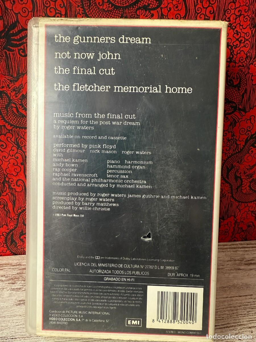 Discos de vinilo: Pink Floyd - The Final Cut (VHS, PAL) - Foto 2