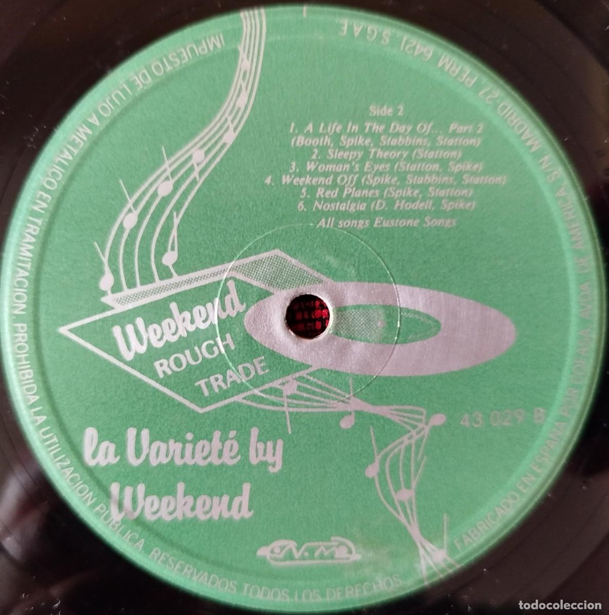 Discos de vinilo: WEEKEND ** La Variet&eacute; ** VINILO LP 1982 - Foto 5
