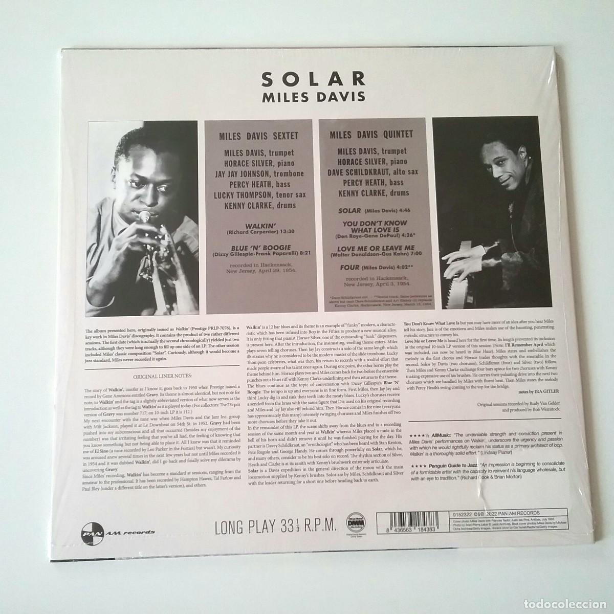 Discos de vinilo: Solar / All-Stars - Miles Davis - Foto 2