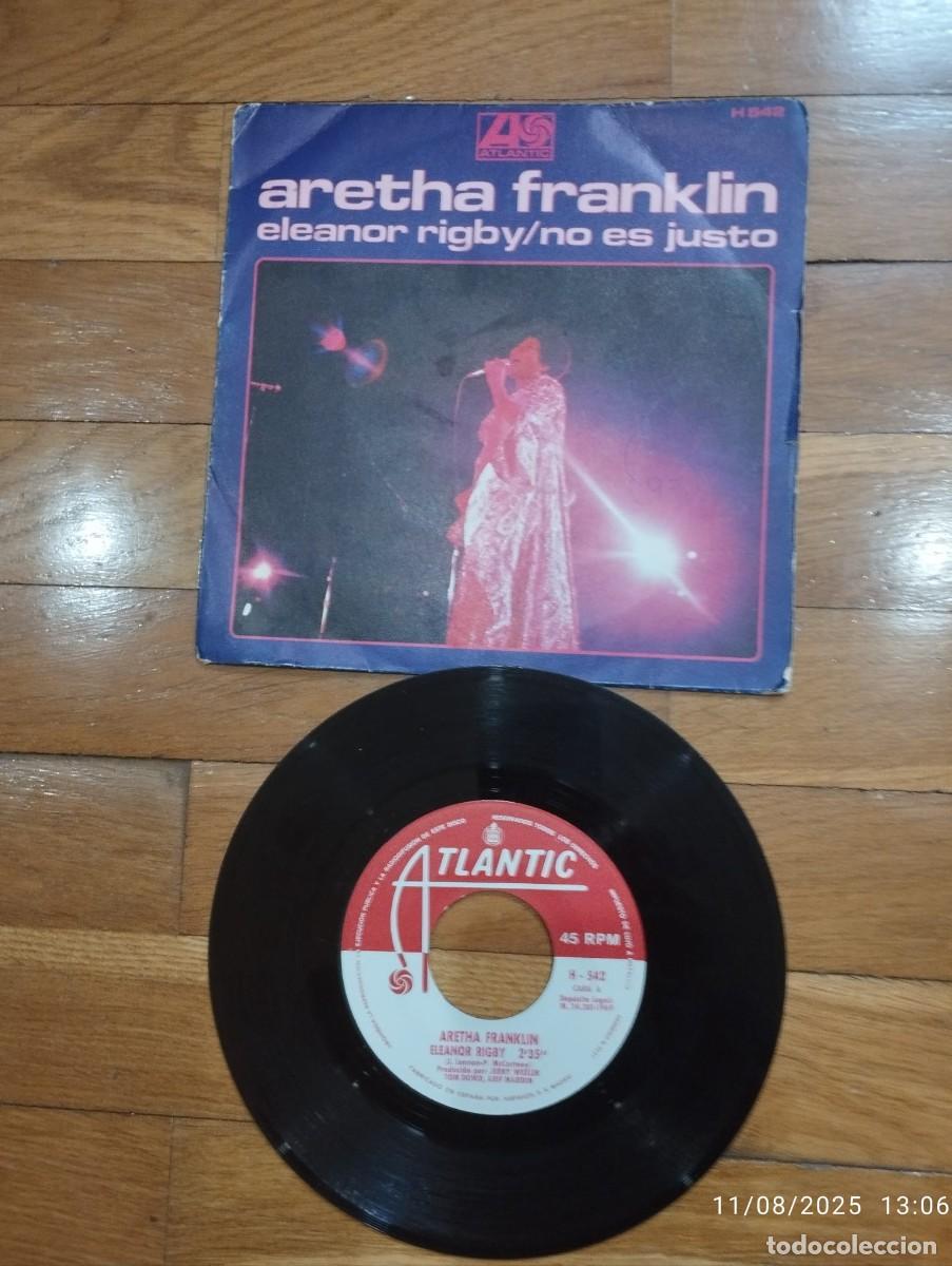 Discos de vinilo: SINGLE - ARETHA FRANKLIN - ELEANOR RIGBY - 1969 - Foto 1