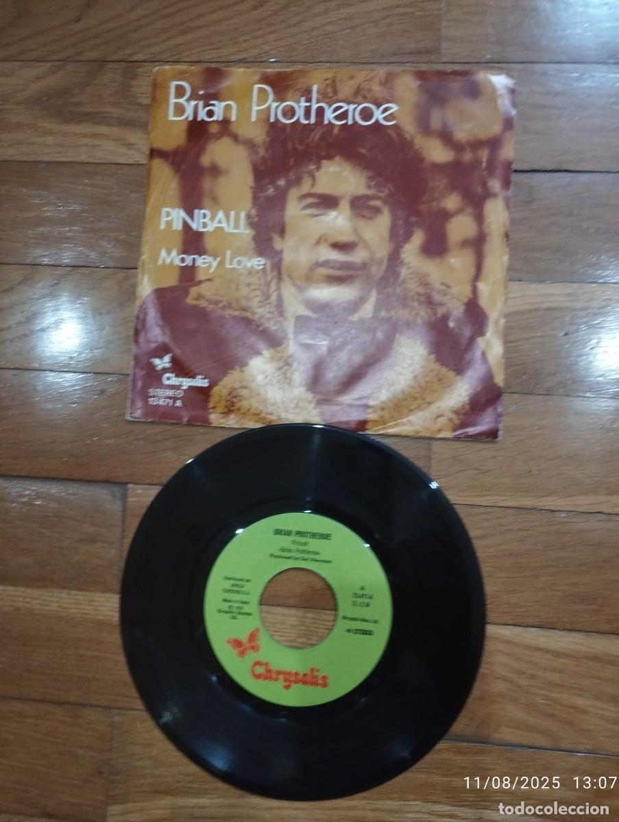 Discos de vinilo: SINGLE - BRIAN PROTHEROE - PINBALL - 1974 - Foto 1