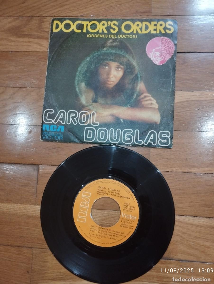 Discos de vinilo: EP - CAROL DOUGLAS - DOCTORS ORDERS - 1974 - Foto 1