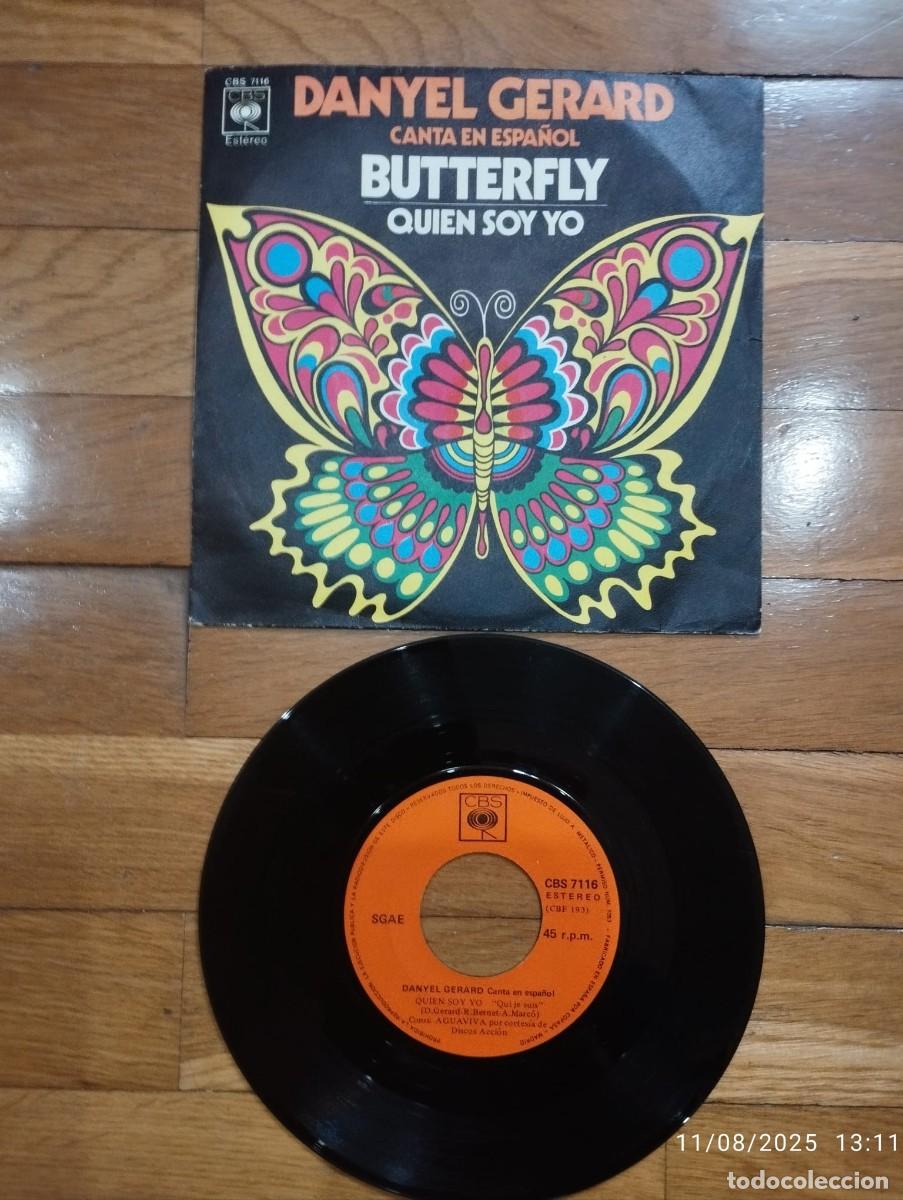 Discos de vinilo: SINGLE - DANYEL GERARD - BUTTERFLY - 1971 - Foto 1