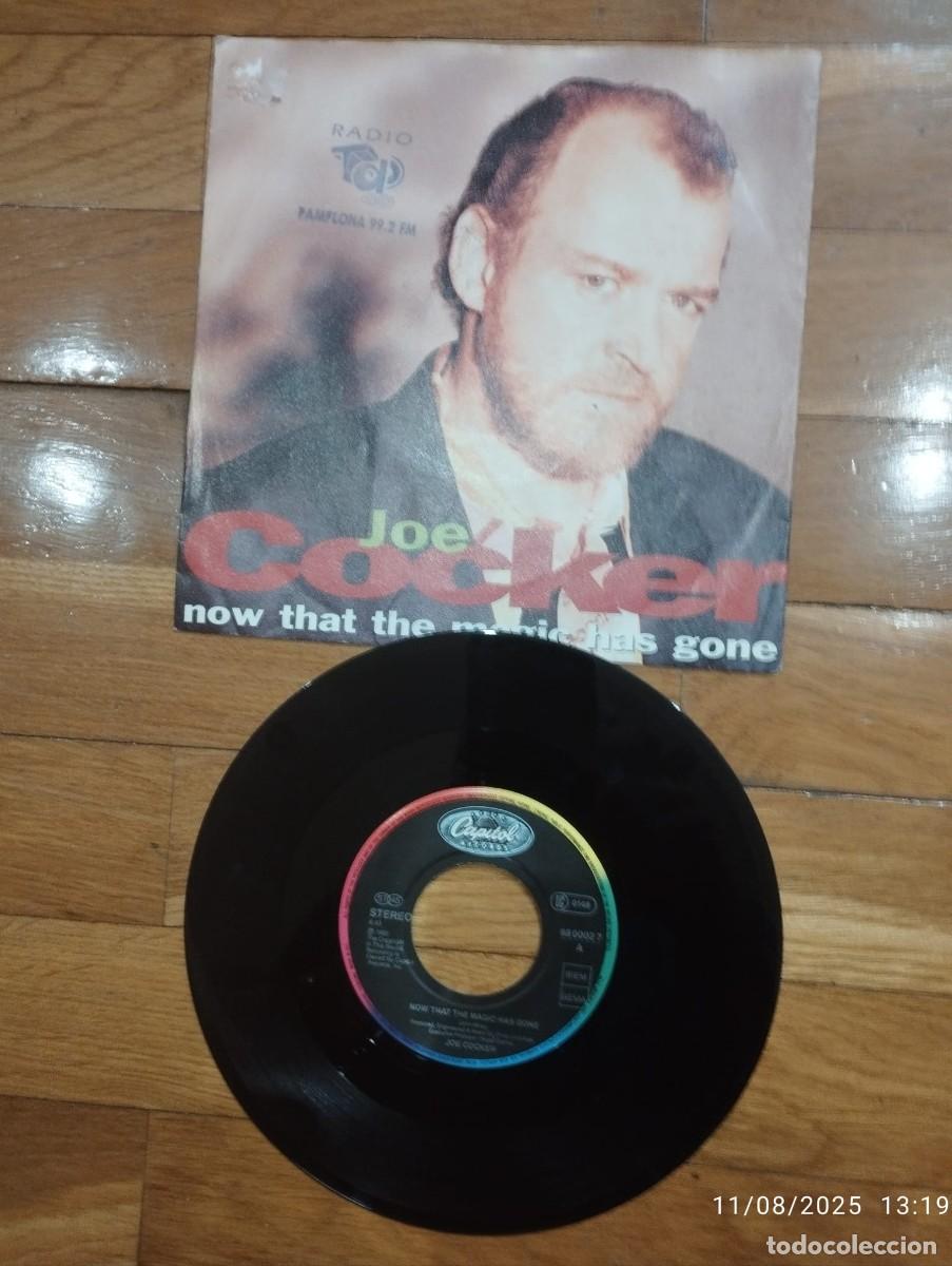 Discos de vinilo: SINGLE - JOE COCKER - NOW THAT THE MAGI HAS GONE - 1992 - Foto 1