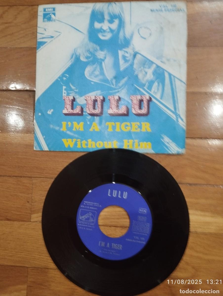 Discos de vinilo: SINGLE - LULU - IM A TIGER - 1968 - Foto 1