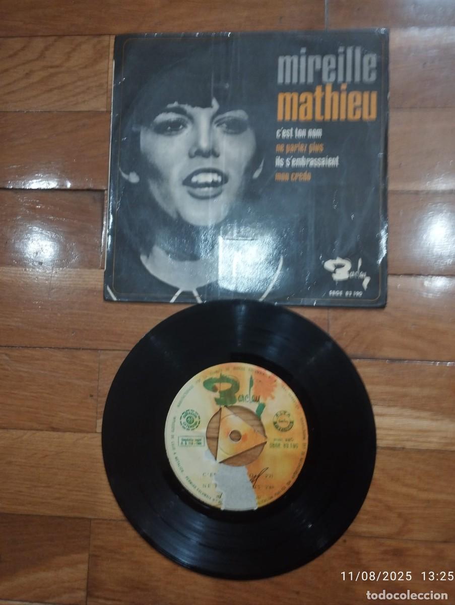 Discos de vinilo: EP - MIREILLE MATHIEU - CEST TON NOM - 1966 - Foto 1