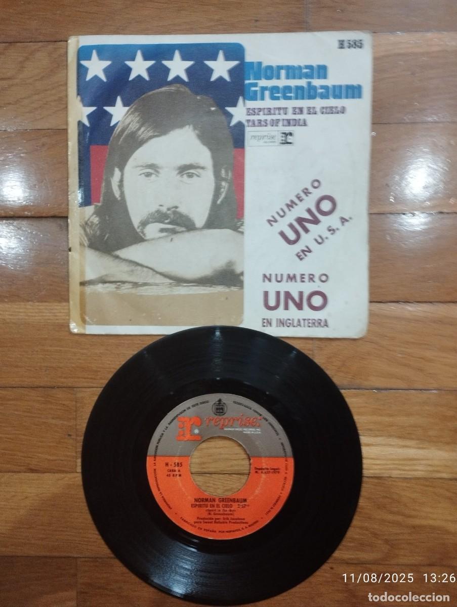 Discos de vinilo: EP - NORMAN GREENBAUM - ESPIRITU EN EL CIELO - 1970 - Foto 1