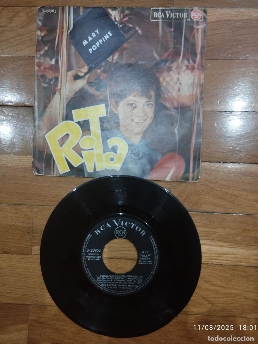 Discos de vinilo: EP - - RITA PAVONE - STASERA CON TE 2:00 - 1965 - Foto 1