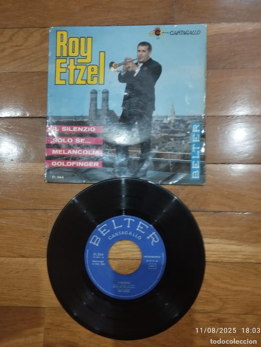 Discos de vinilo: EP - ROY ETZEL - IL SILENZIO - 1965 - Foto 1