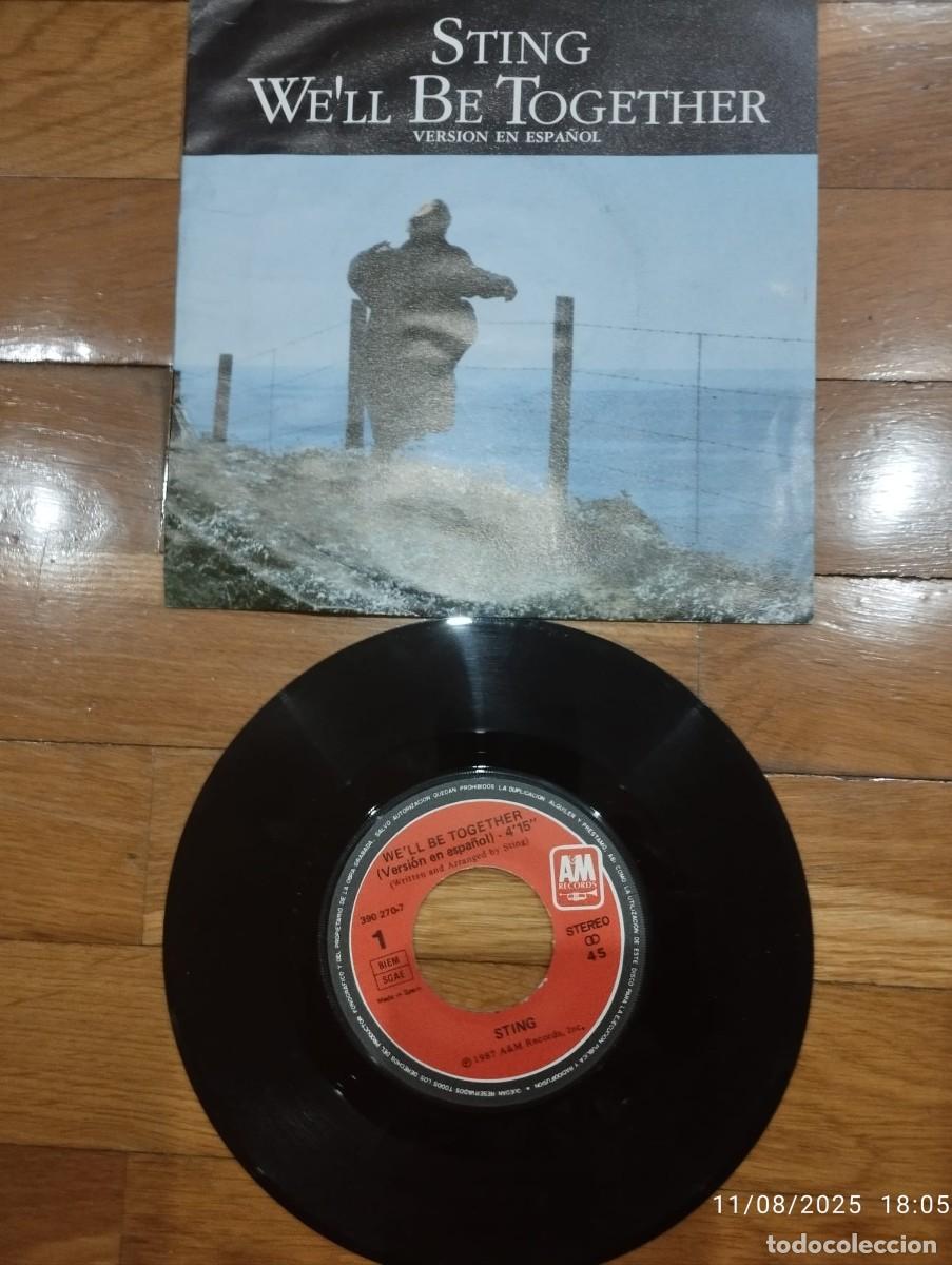 Discos de vinilo: SINGLE - STING - WELL BE TOGETHER - 1987 - Foto 1