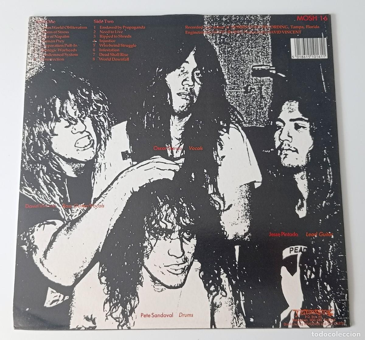 Discos de vinilo: LP TERRORIZER - WORLD DOWNFALL - Foto 2
