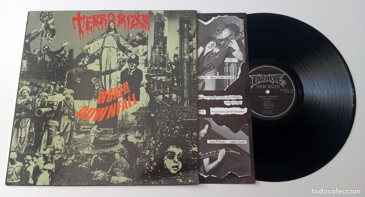 Discos de vinilo: LP TERRORIZER - WORLD DOWNFALL - Foto 3