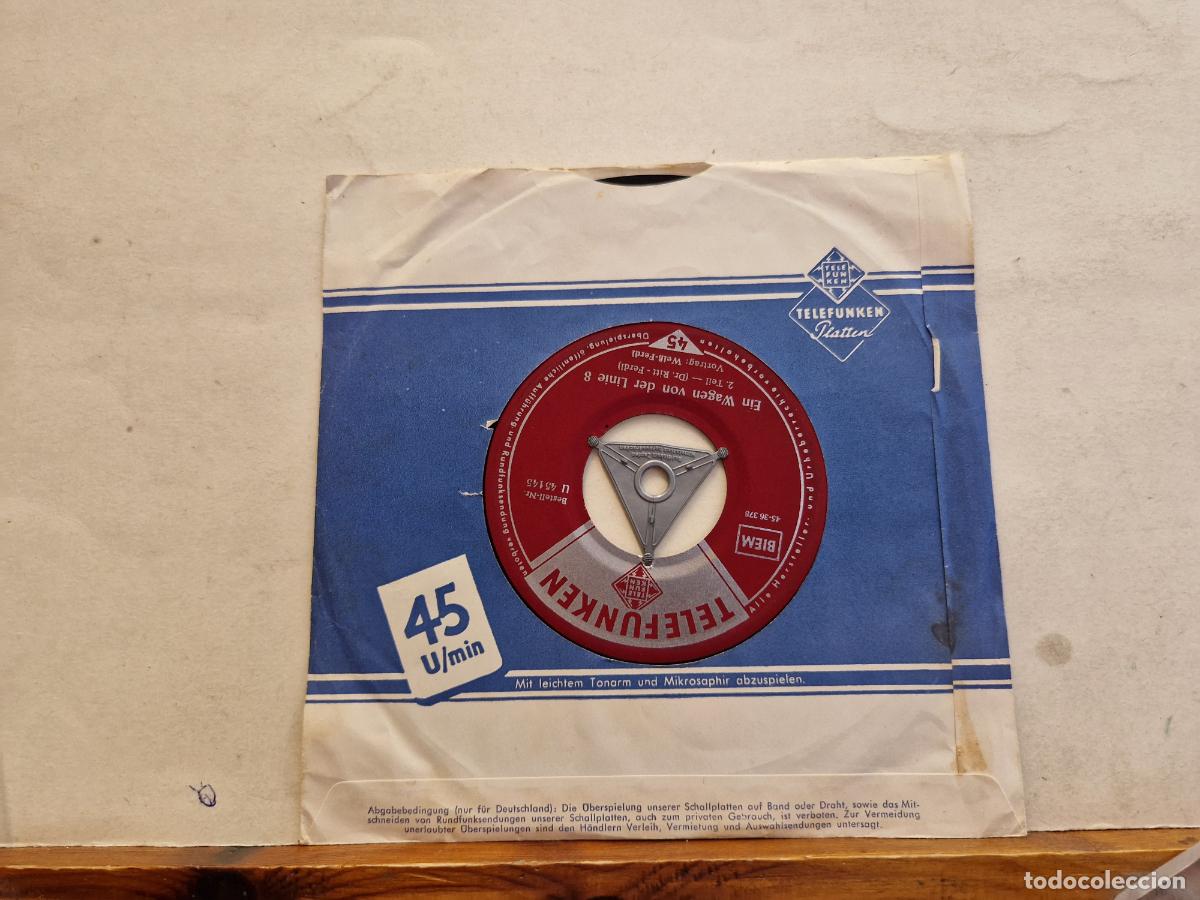 Discos de vinilo: TELEFUNKEN. EIN WAGEN VON DER LINIE. - Foto 1