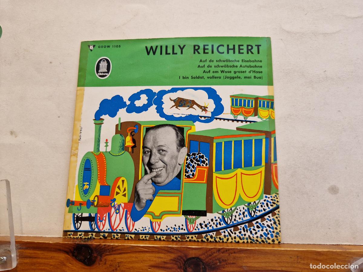 Discos de vinilo: WILLY REICHEET. AUF DE SCHWABSCHE EISEBAHNE. - Foto 1