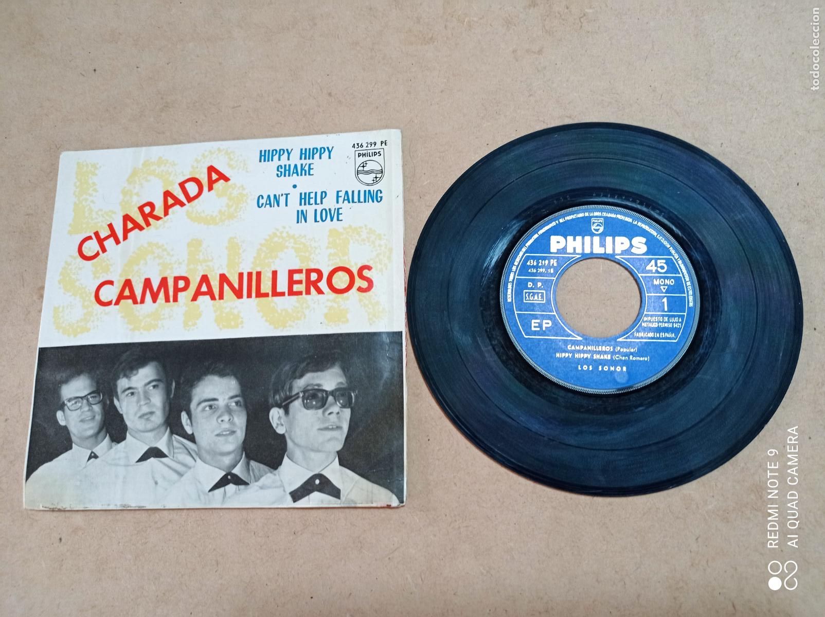 Discos de vinilo: LOS SONOR. CAMPANILLEROS + 3. EP. PHILIPS, 1964. - Foto 1