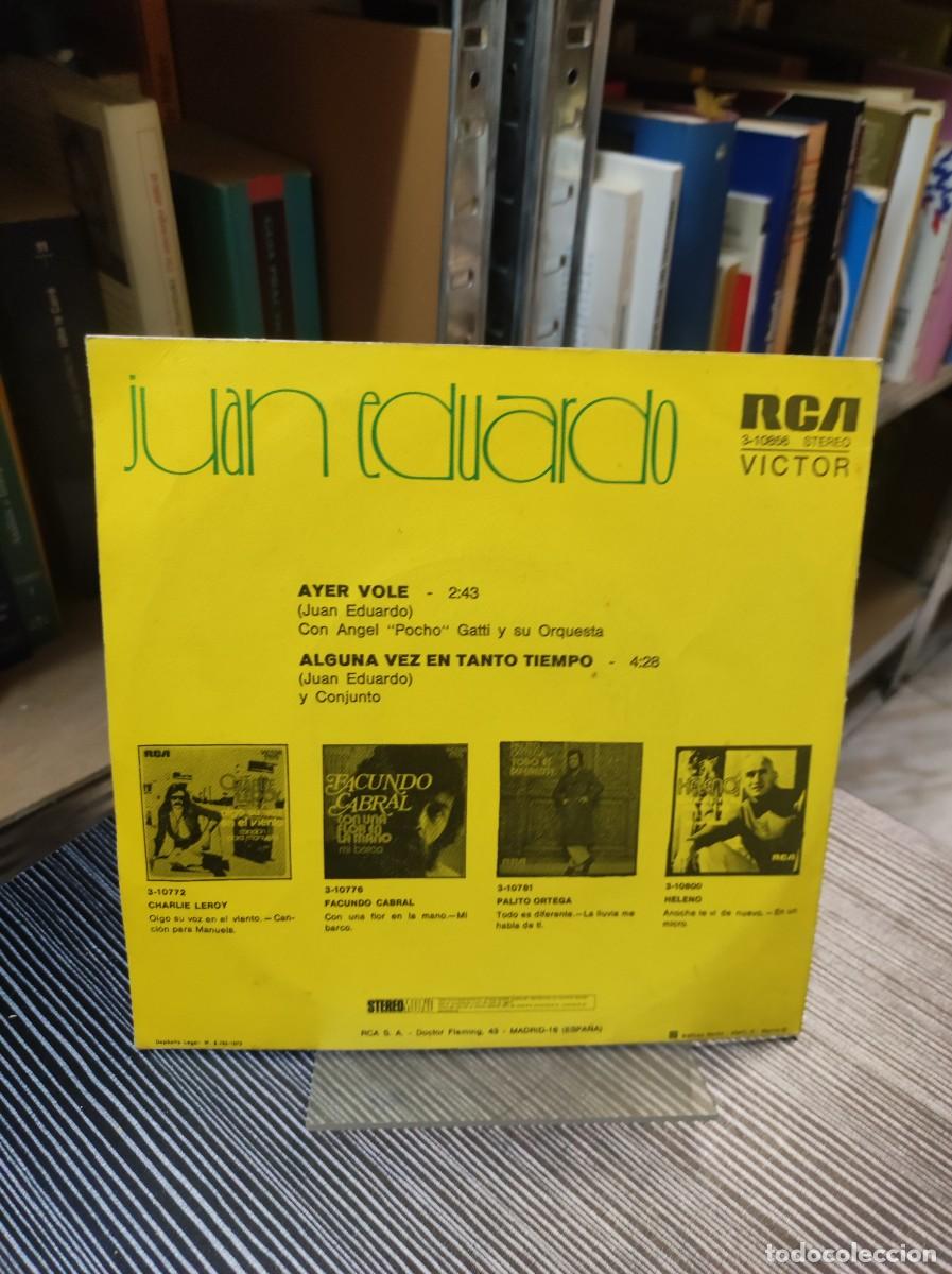Discos de vinilo: Juan Eduardo &ndash; Ayer Vol&eacute; - Foto 2