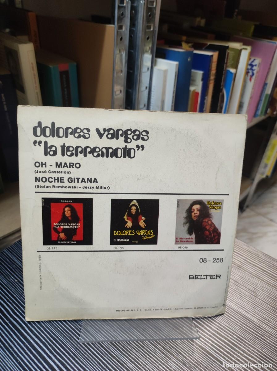 Discos de vinilo: DOLORES VARGAS LA TERREMOTO NOCHE GITANA - Foto 2