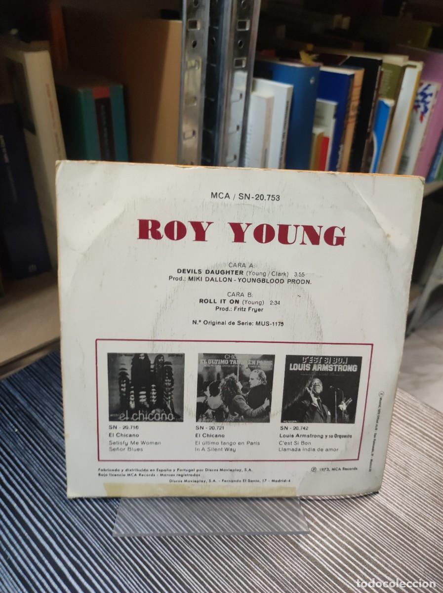 Discos de vinilo: Roy Young &ndash; Devils Daughter / Roll It On - Foto 2