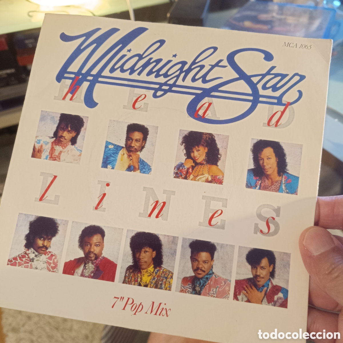 Discos de vinilo: Midnight Star &ndash; Headlines (7&rdquo; Pop Mix) - Foto 1