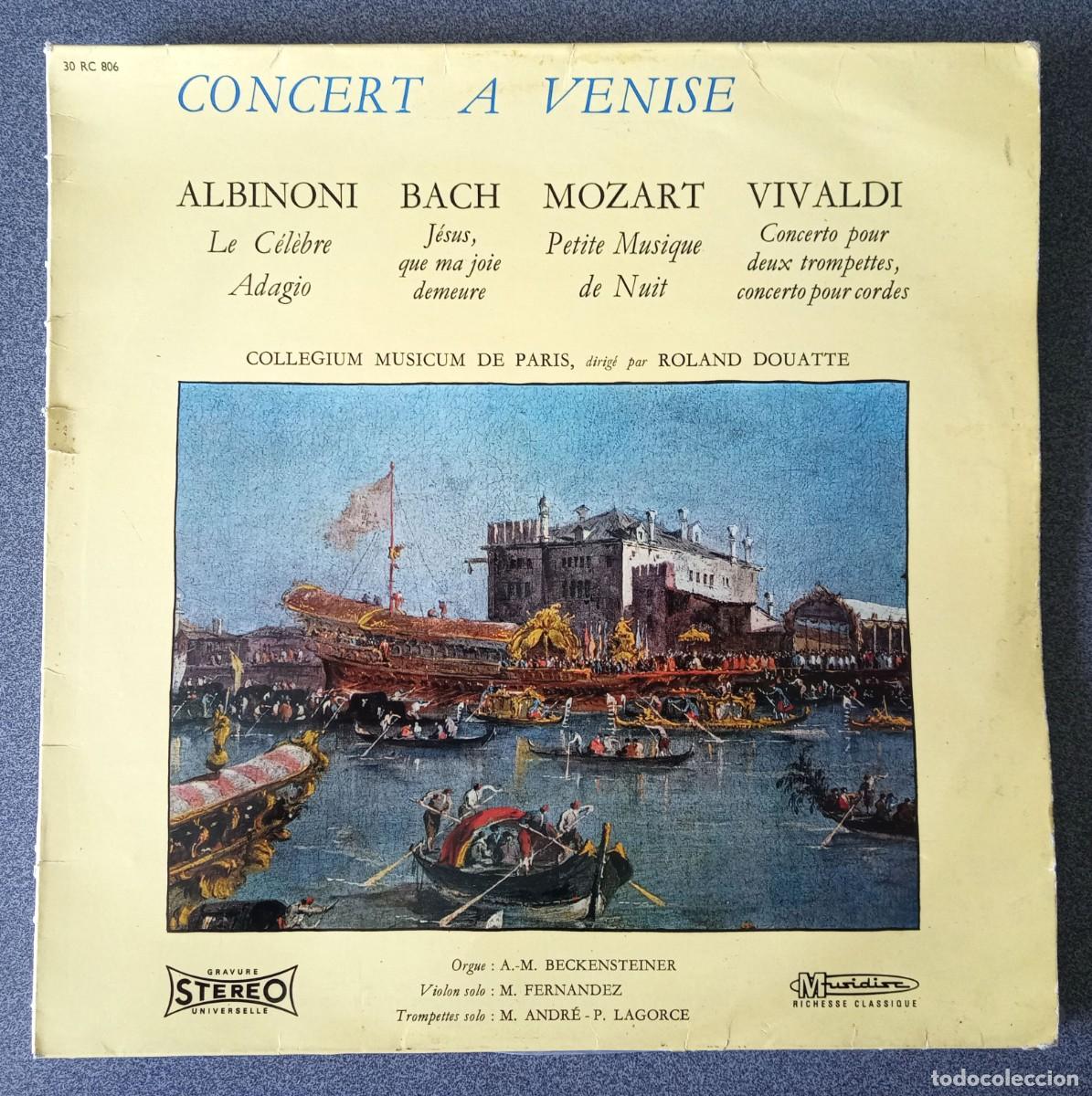 Discos de vinilo: Vinilo Lp Concert A Venise - Foto 1