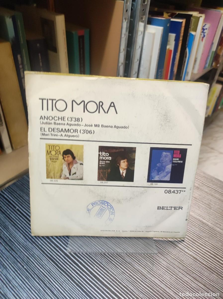 Discos de vinilo: Tito Mora &ndash; Anoche .- - Foto 2