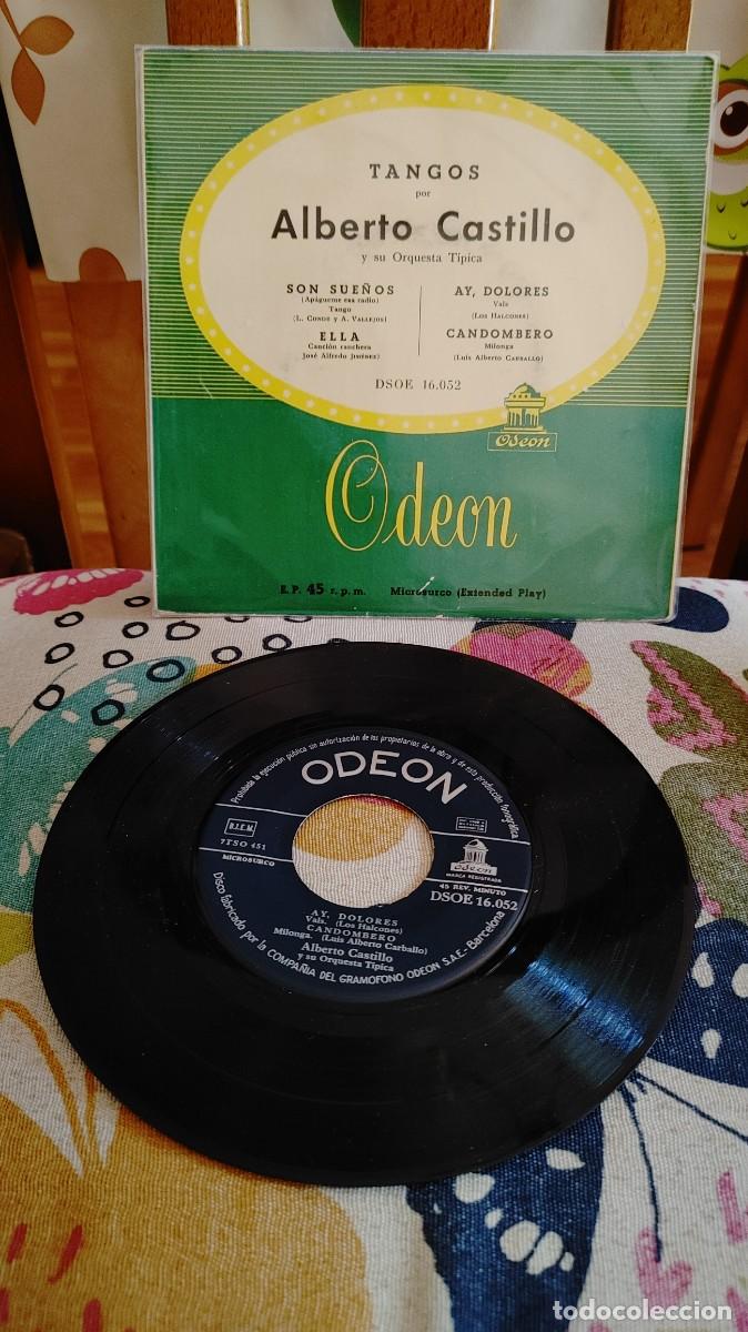 Discos de vinilo: ALBERTO CASTILLO-EP SON SUE&Ntilde;OS +3-BUEN ESTADO - Foto 1