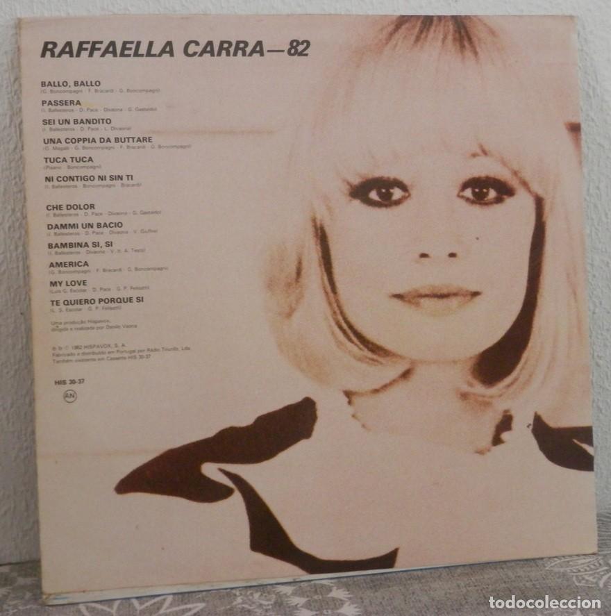 Discos de vinilo: DISCO LP DE VINILLO DE RAFFAELLA CARRA - Foto 2