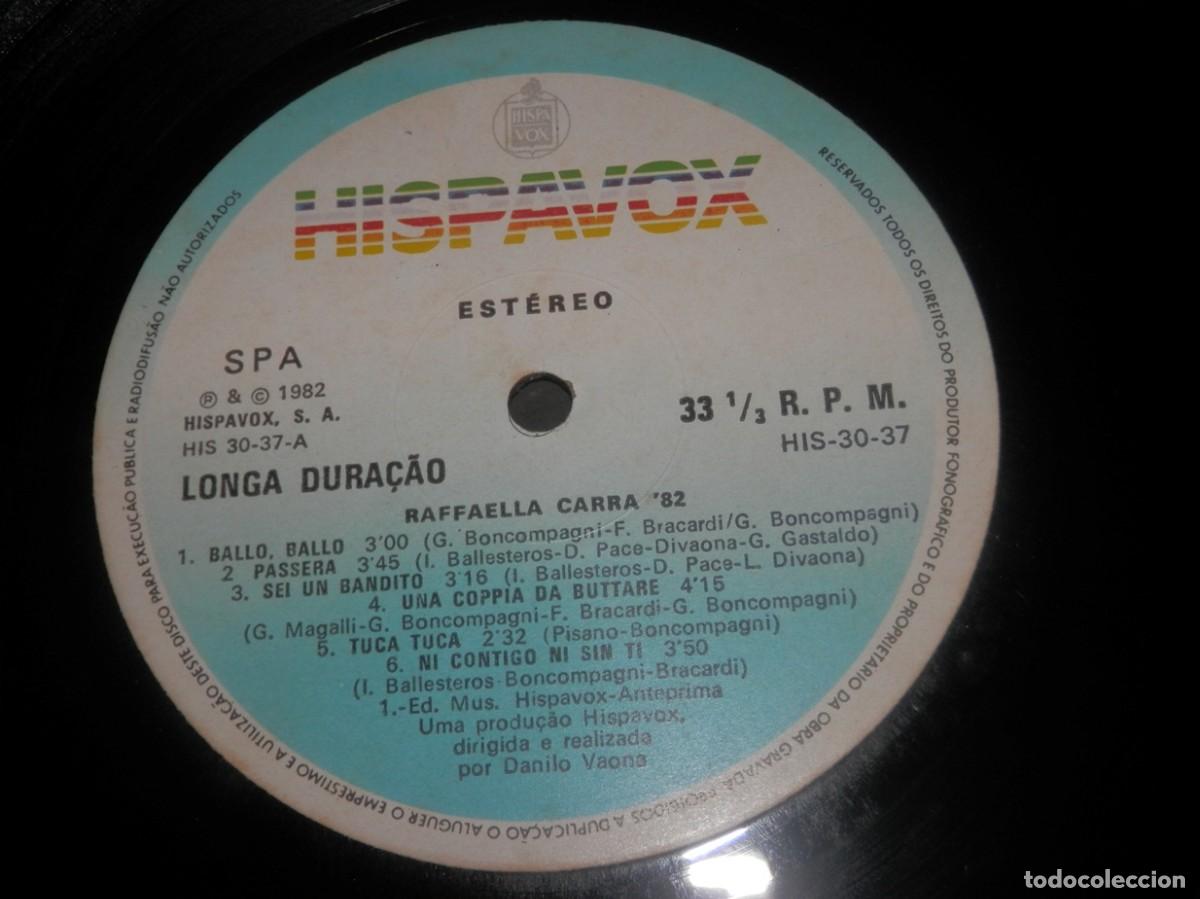 Discos de vinilo: DISCO LP DE VINILLO DE RAFFAELLA CARRA - Foto 3