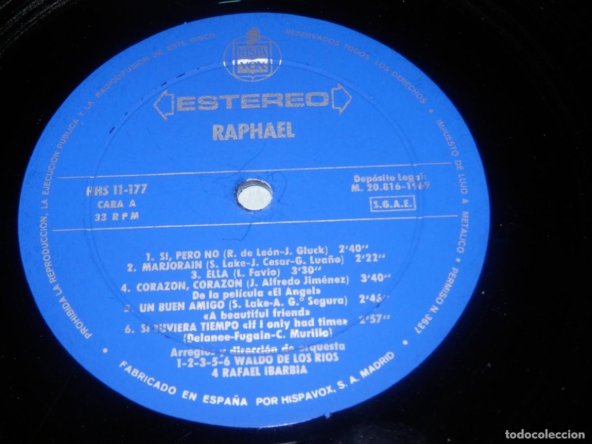 Discos de vinilo: DISCO LP DE VINILLO DE RAPHAEL - Foto 3