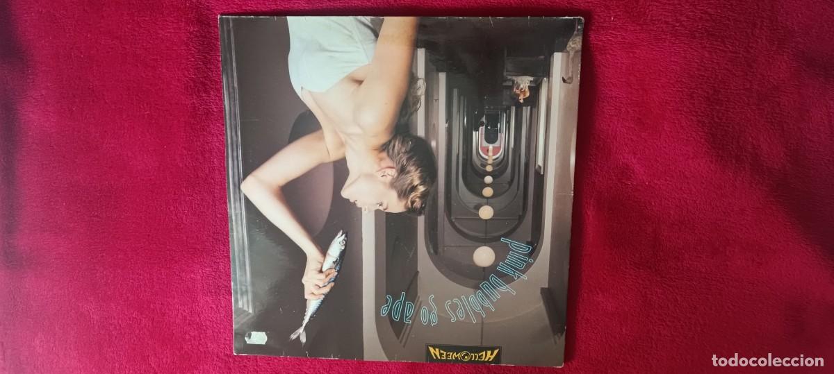 Discos de vinilo: // Helloween &ndash; Pink Bubbles Go Ape - EMI Espa&ntilde;a 1991, gatefold - Foto 1