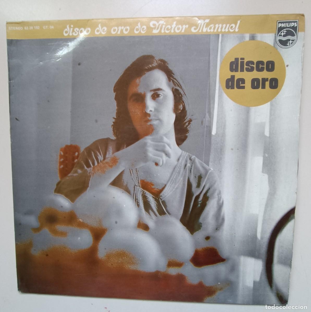 Discos de vinilo: V&iacute;ctor Manuel - Disco de oro - Foto 1