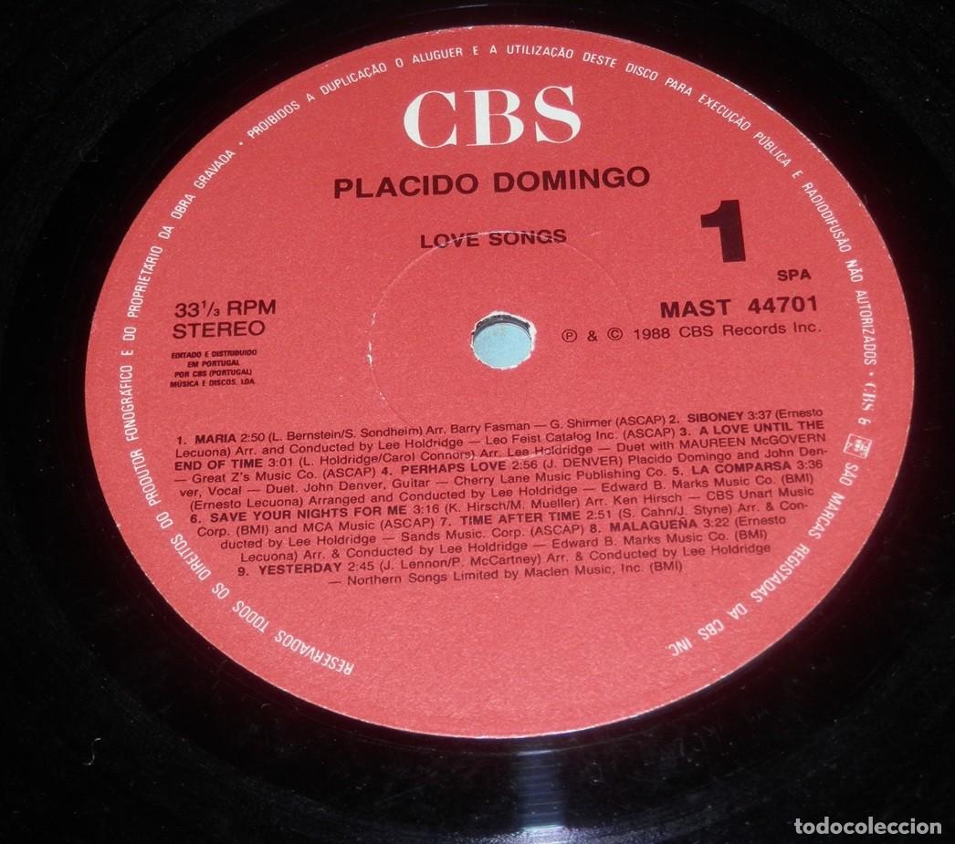 Discos de vinilo: DISCO LP DE VINILLO DE PLACIDO DOMINGO - Foto 3