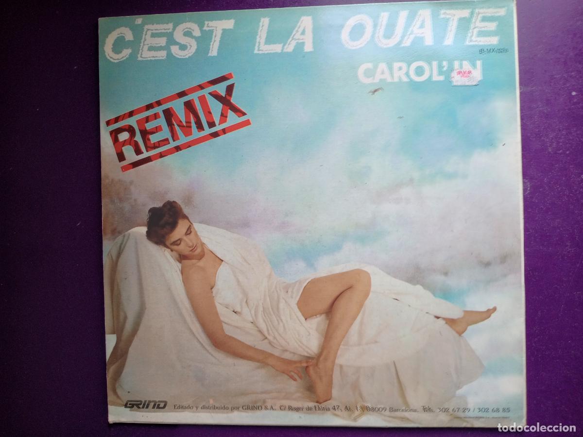 Discos de vinilo: Carolin &lrm;&ndash; Cest La Ouate (Remix) - MAXI GRIND 1987 - ELECTRONICA DISCO SYNTH POP - Foto 2