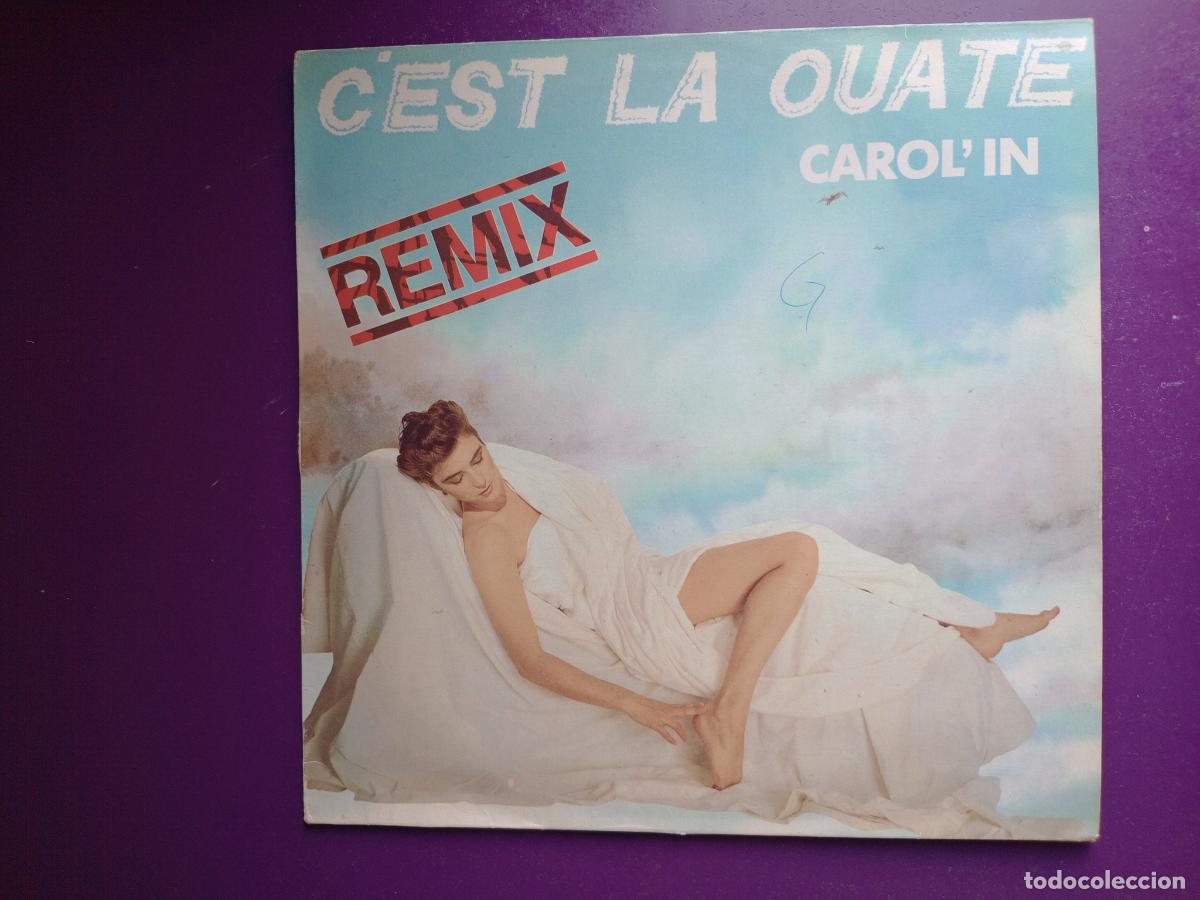 Discos de vinilo: Carolin &lrm;&ndash; Cest La Ouate (Remix) - MAXI GRIND 1987 - ELECTRONICA DISCO SYNTH POP - Foto 1