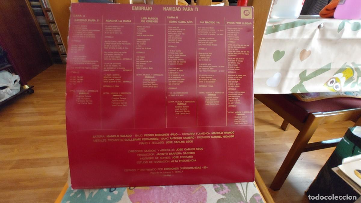 Discos de vinilo: EMBRUJO-LP NAVIDAD PARA TI-GATEFOLD - Foto 3