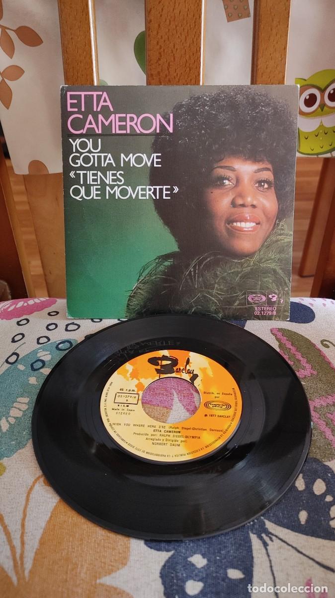 Discos de vinilo: ETTA CAMERON-SINGLE YOU GOTTA MOVE - Foto 1