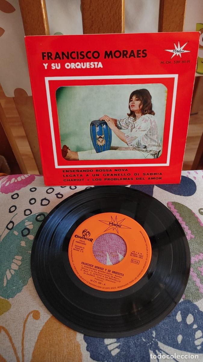 Discos de vinilo: FRANCISCO MORAES Y SU ORQUESTA-EP ENSE&Ntilde;ANDO BOSSA NOVA +3 - Foto 1