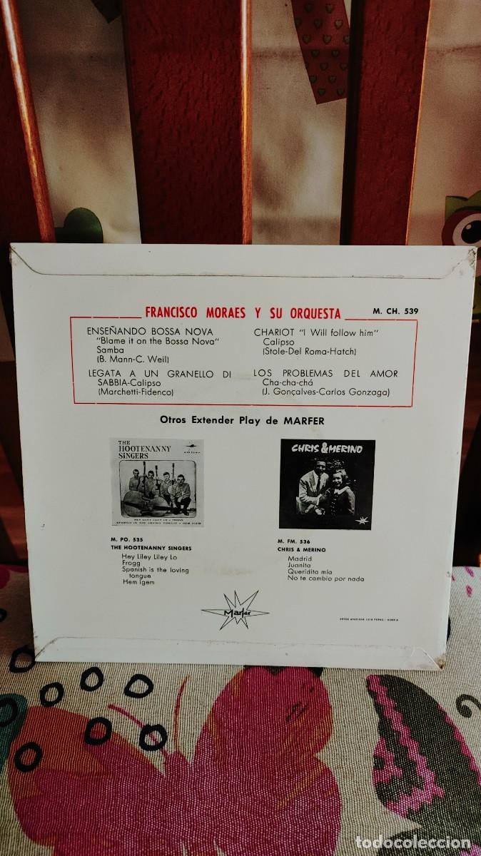 Discos de vinilo: FRANCISCO MORAES Y SU ORQUESTA-EP ENSE&Ntilde;ANDO BOSSA NOVA +3 - Foto 2