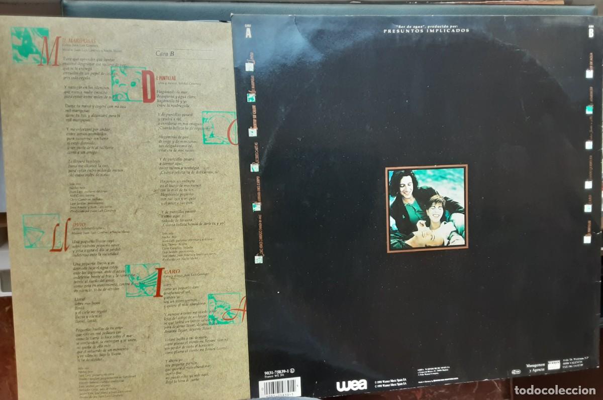 Discos de vinilo: LP Presuntos Implicados: Ser de agua. - Foto 2