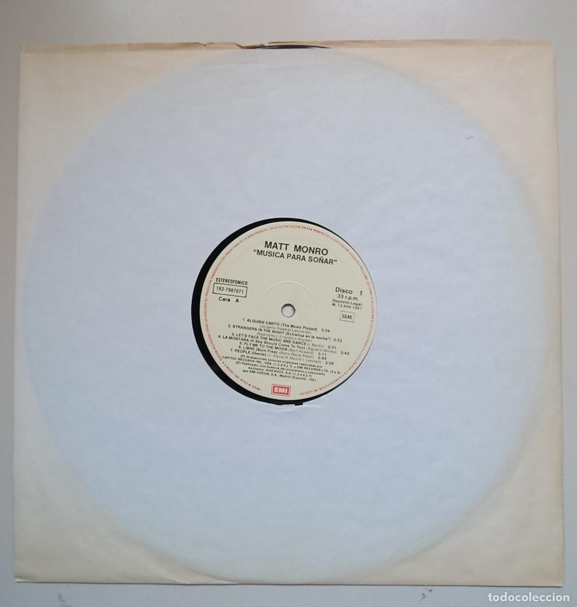Discos de vinilo: LOTE DE 3 LPS MATT MONRO - Foto 9