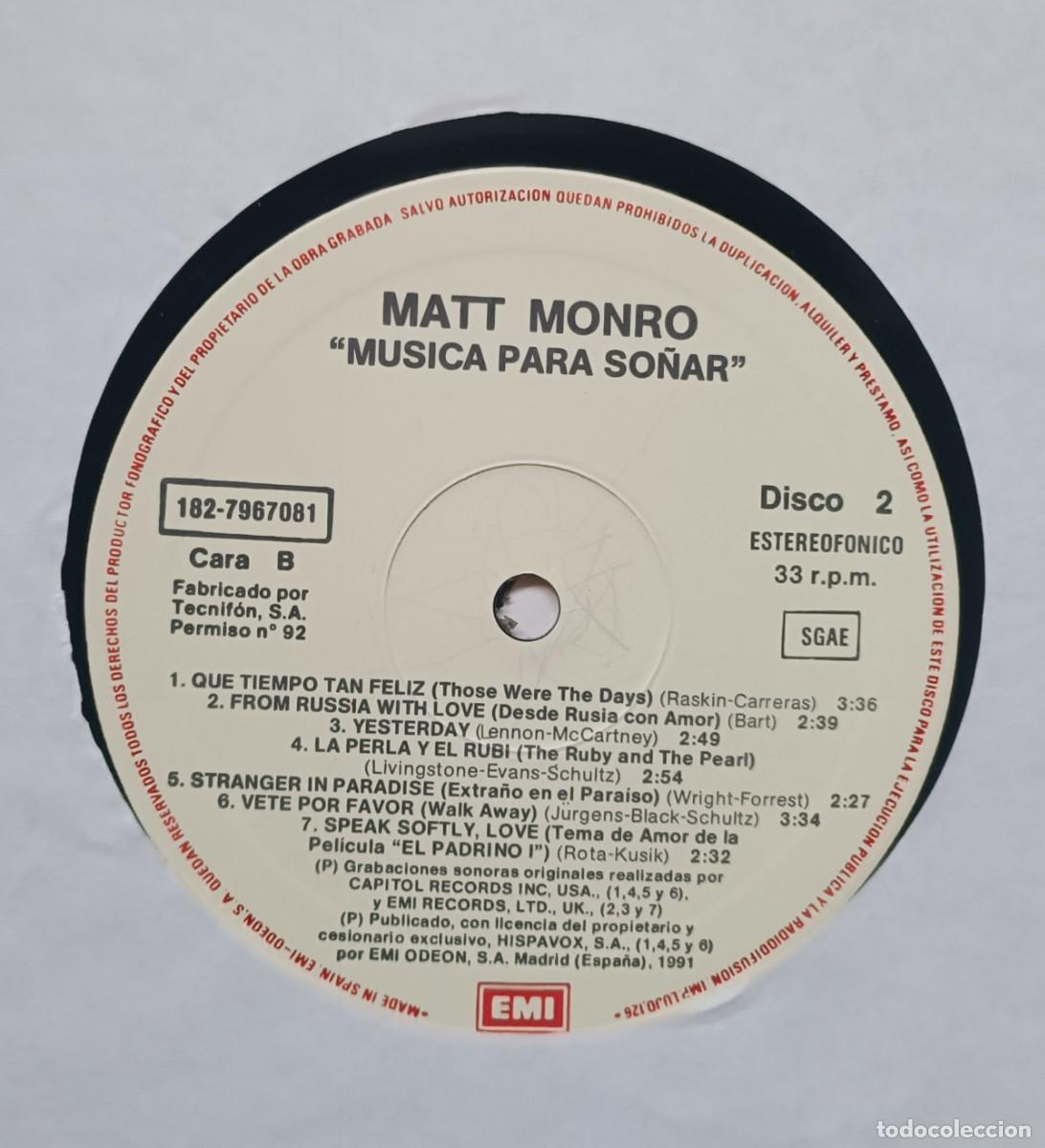Discos de vinilo: LOTE DE 3 LPS MATT MONRO - Foto 14