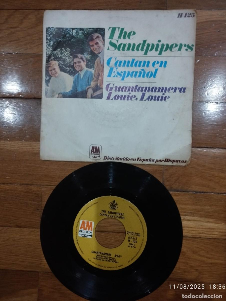 Discos de vinilo: SINGLE - THE SANDPIPERS - GUANTANAMERA - 1966 - Foto 1