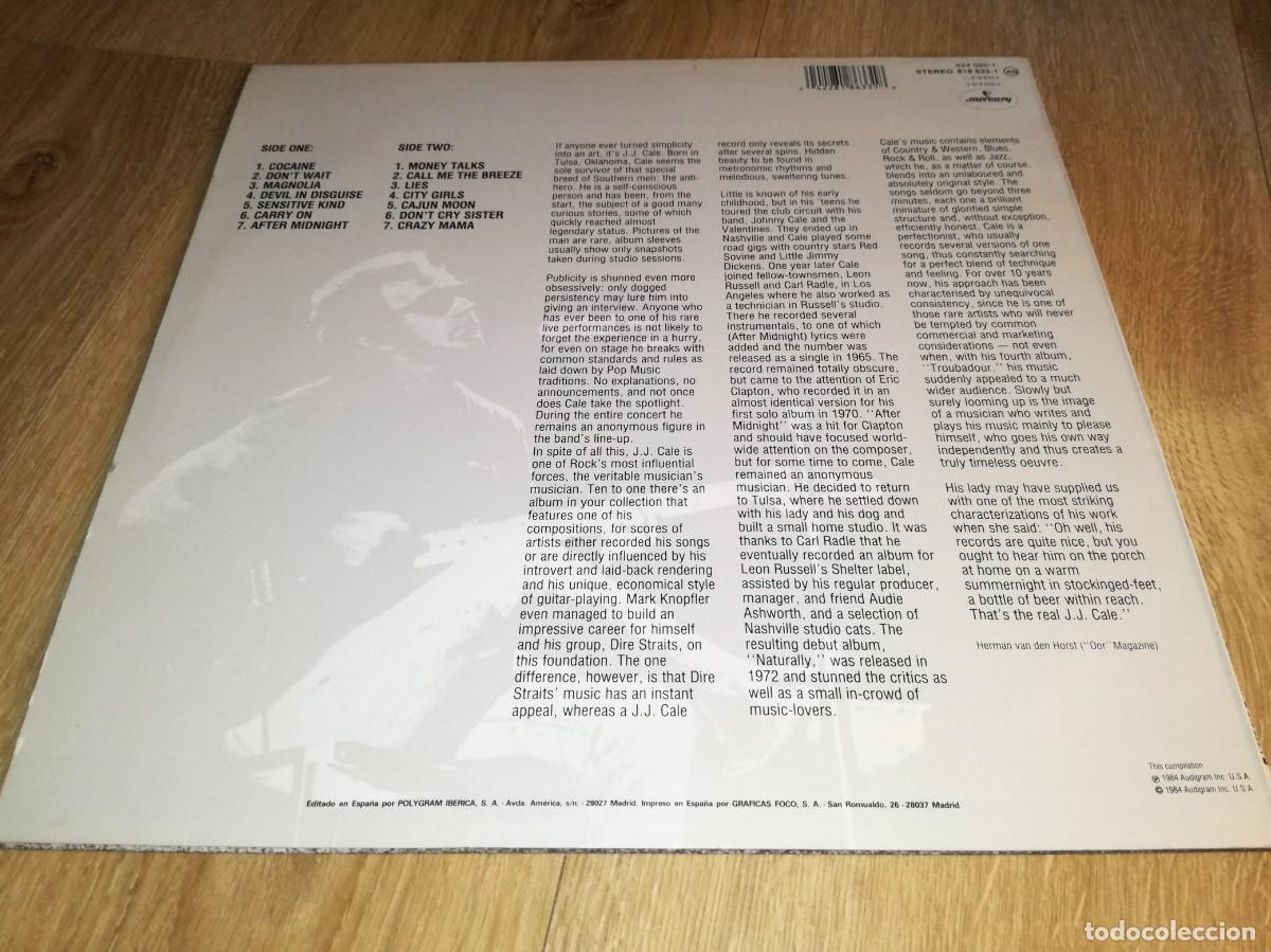 Discos de vinilo: J.J. CALE-SPECIAL EDITION-EDICI&Oacute;N ESPA&Ntilde;OLA - Foto 2
