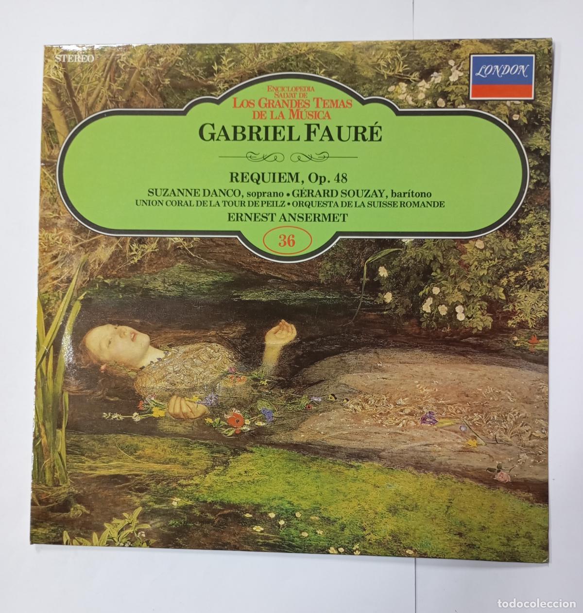 Dischi in vinile: ENCICLOPEDIA SALVAT DE LOS GRANDES TEMAS DE LA M&Uacute;SICA. N&ordm; 36. DANIEL FAURE. LP. TDKDA8