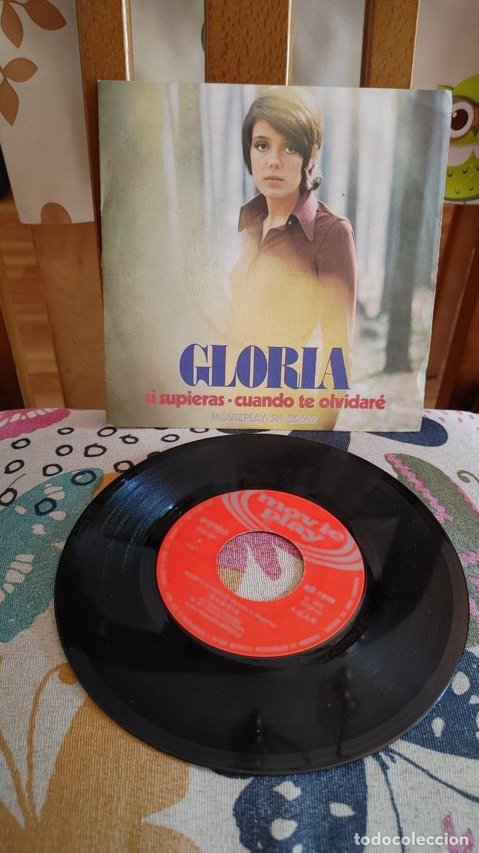 Discos de vinilo: GLORIA-SINGLE SI SUPIERAS - Foto 1